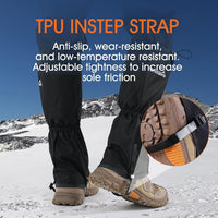 OrrinSports Waterproof Adjustable Leg Gaiters