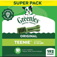 Greenies Teenie Original Natural Dental Dog Treats, Chicken, 192 Count