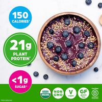 Orgain - Proteína orgánica a base de plantas vegetales, vegano, bajo en carbohidratos, sin lácteos, sin gluten, sin azúcares añadidos, sin soya, Kosher, sin OMG, 720 g