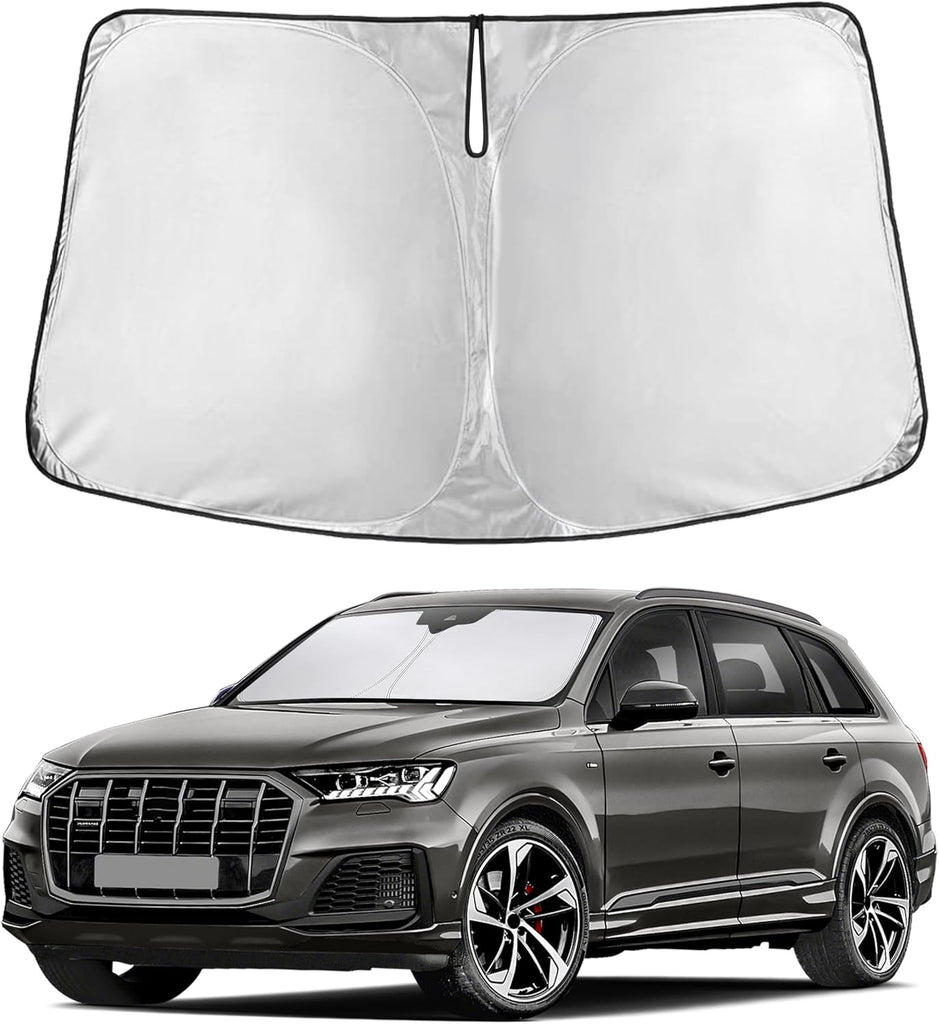EcoNour Windshield Sunshade Compatible for Audi Q7 2016-2024 2025 2026