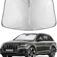 EcoNour Windshield Sunshade Compatible for Audi Q7 2016-2024 2025 2026