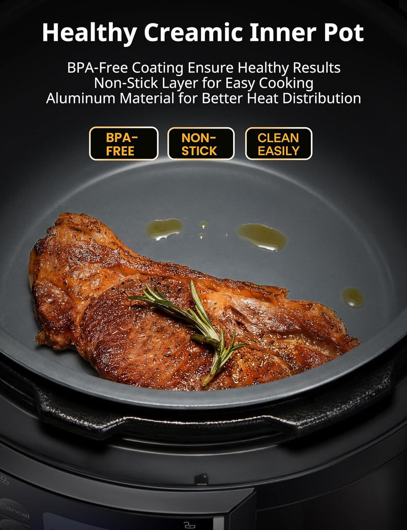 COMFEE' COMFEE’ 12-in-1 Electric Pressure Cooker, Instant Multi