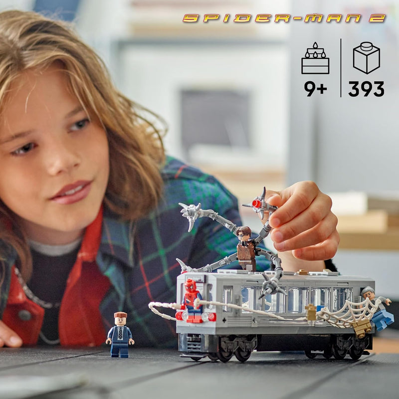 LEGO Marvel Spider-Man vs. Doc Ock Subway Train Scene 76321