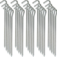 OK5STAR Metal Tent Stakes Heavy Duty 9 Inch, 25 Pcs Anti-Rust Tarp Stakes