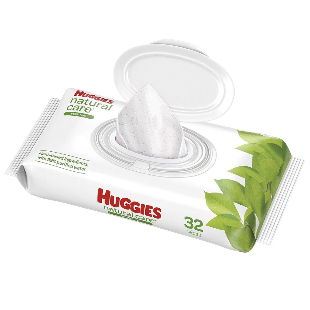 Huggies Natural Care Sensitive Toallitas Húmedas sin Fragancia para Bebé