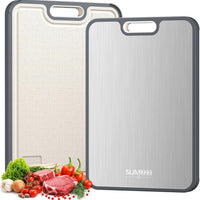 Titanium Cutting Board for Kitchen, Pure Titanium/PP, Size 16”×11”