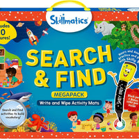 Skillmatics Search and Find Megapack – Reusable Preschool Learning Activity