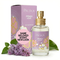 Pacifica French Lilac Spray Perfume – Clean Vegan Floral Fragrance for Women, Fresh-Cut Lilac & Powdery Magnolia Notes, Long-Lasting Romantic Spring Scent, 1 oz - 2 Fl Oz (Pack of 3)