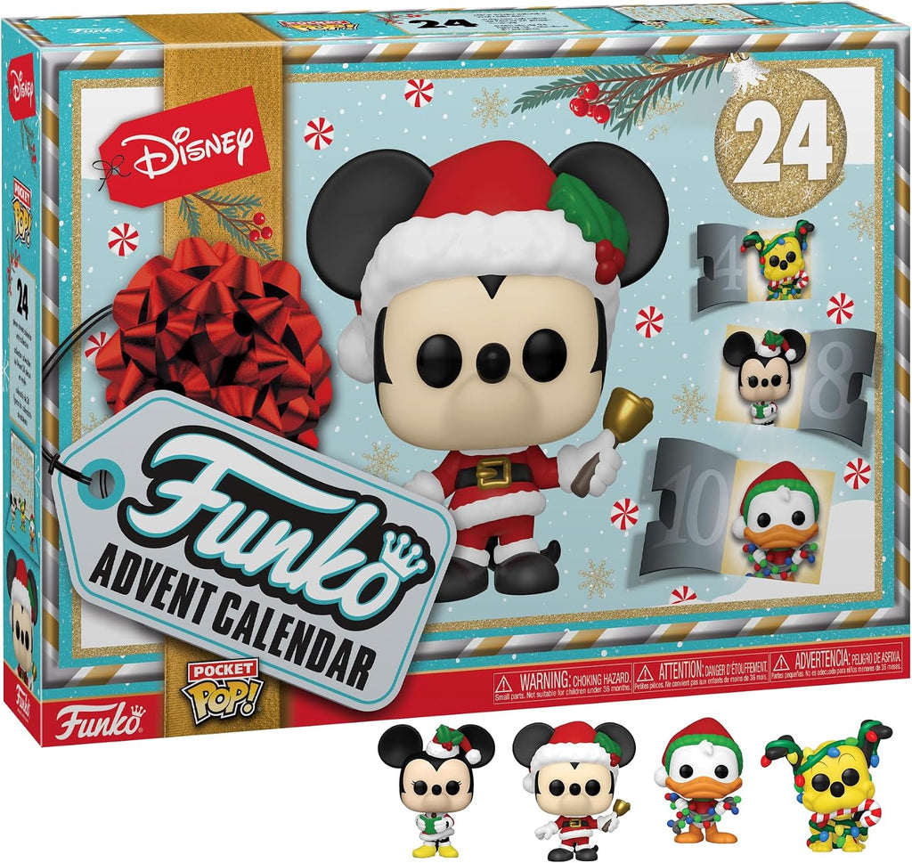 Funko Pop! Advent Calendar: Disney - 24 Days of Surprises - Collectible Vinyl Mini Figures - Mystery Box - Gift Idea - Holiday Present for Girls, Boys & Kids - Christmas Countdown