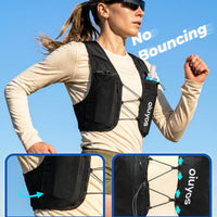 Oiuyos Chaleco de Running Ajustable - Hombre y Mujer