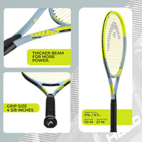 HEAD Tour Pro - Raqueta de tenis, agarre de 4 3/8"