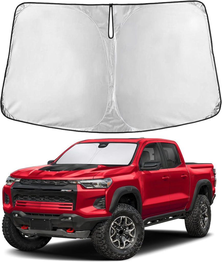 EcoNour Windshield Sunshade Compatible for Chevrolet Colorado 2015-2026