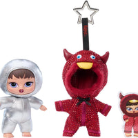 Bratziez Bling Seriez 25th Anniversary Plush Blind Box with Charm Clip and Accessory, Collectible Characters