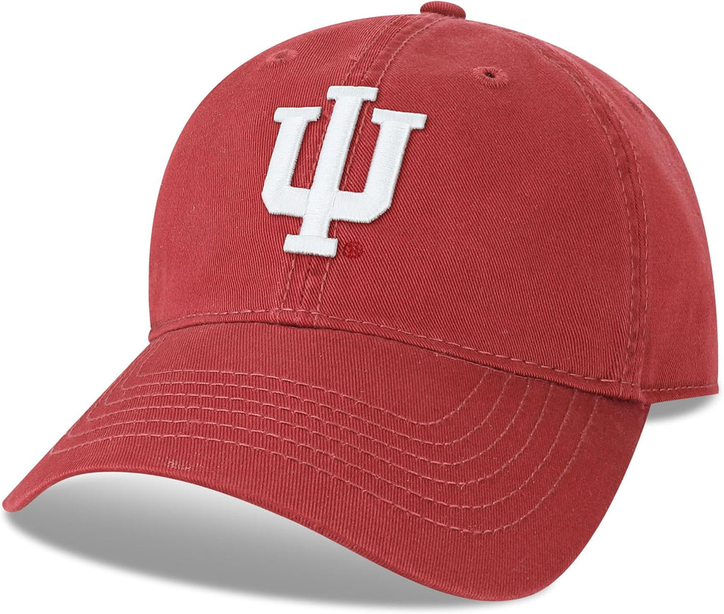 Legacy NCAA Officially Licensed Baseball Hat, Indiana Hoosiers, Lightweight Cap for Men & Women, Relaxed Twill Adjustabl