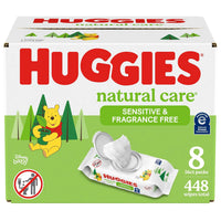 Huggies Natural Care Sensitive Toallitas Húmedas sin Fragancia para Bebé