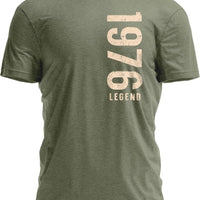 TeeStock 50th Birthday Gifts for Men – Vintage 1976 Legend T-Shirt – Celebrating 50 Years Old Graphic Tees