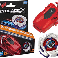 Beyblade X Meteoroid Dragoon 3-70J - Lanzador de cuerda de giro izquierdo con Takara Tomy tipo