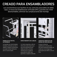 Corsair 3500X LX RGB Link Panoramic Mid-Tower PC Case – 3X Pre-Installed Fans, High Airflow, Spacious Interior, GPU Anti-Sag, Reverse Connection Motherboard Compatible – White