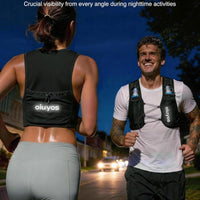 Oiuyos Chaleco de Running Ajustable - Hombre y Mujer