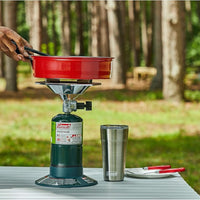 Estufa de propano Coleman BottleTop con quemador ajustable