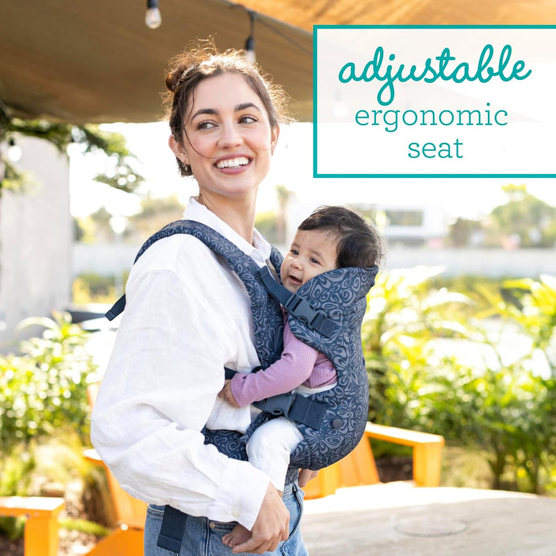 Infantino Flip 4 en 1 Portabebés Ergonómico Convertible Floral Navy