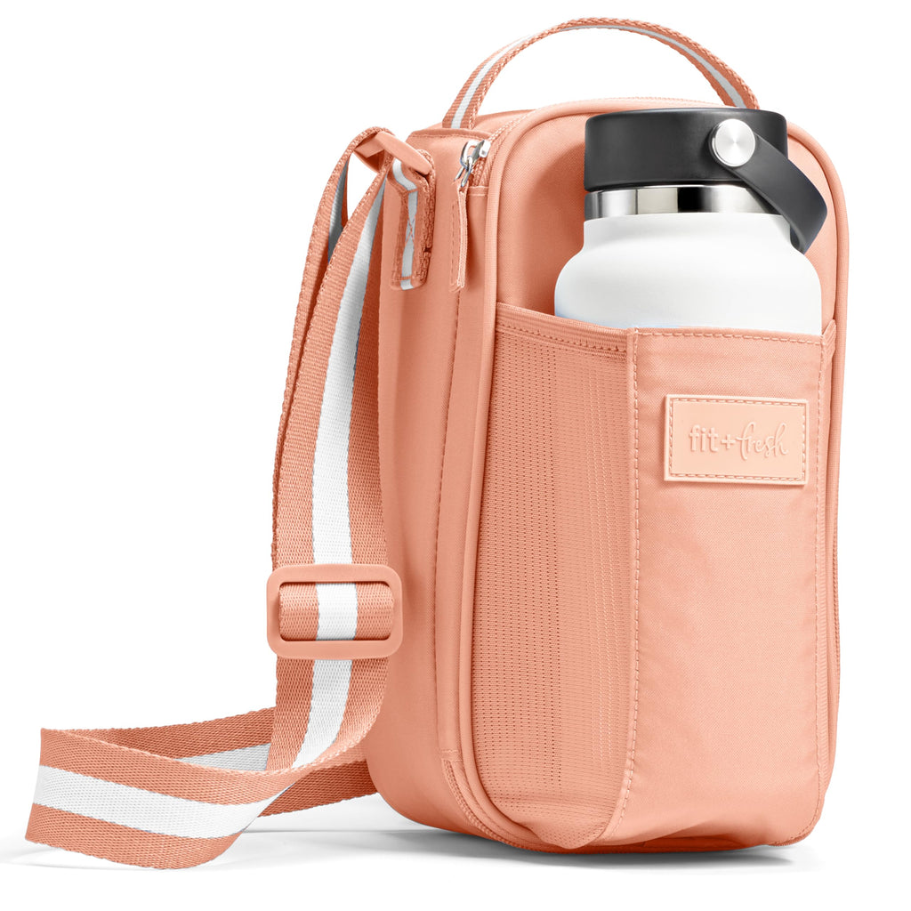 Fit & Fresh Nina Crossbody Bottle Holder w/Insulated Compartment