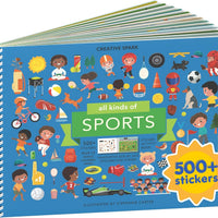 Cupkin All Kinds of Sports Coloring & Sticker Activity Book | 500+ Stickers
