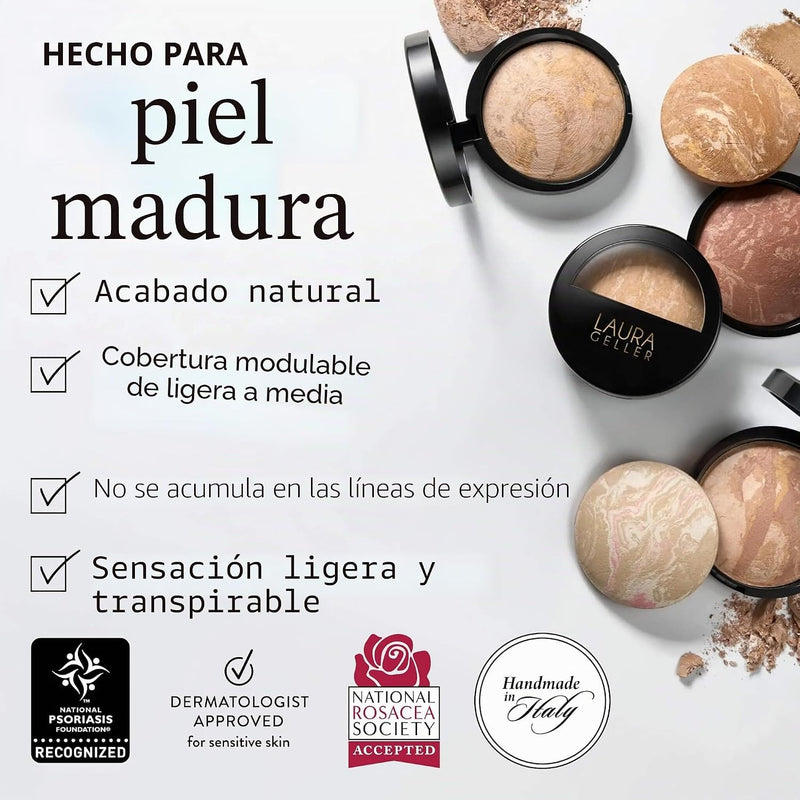 ✨ Unifica tu piel con un acabado natural y luminoso con Laura Geller Balance-n-Brighten