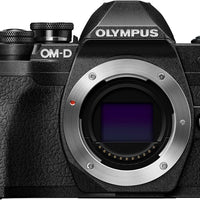 OM SYSTEM Olympus E-M10 Mark IV Black Micro Four Thirds System Camera 20MP Sensor 5-Axis Image Stabilization 4K Video Wi-Fi