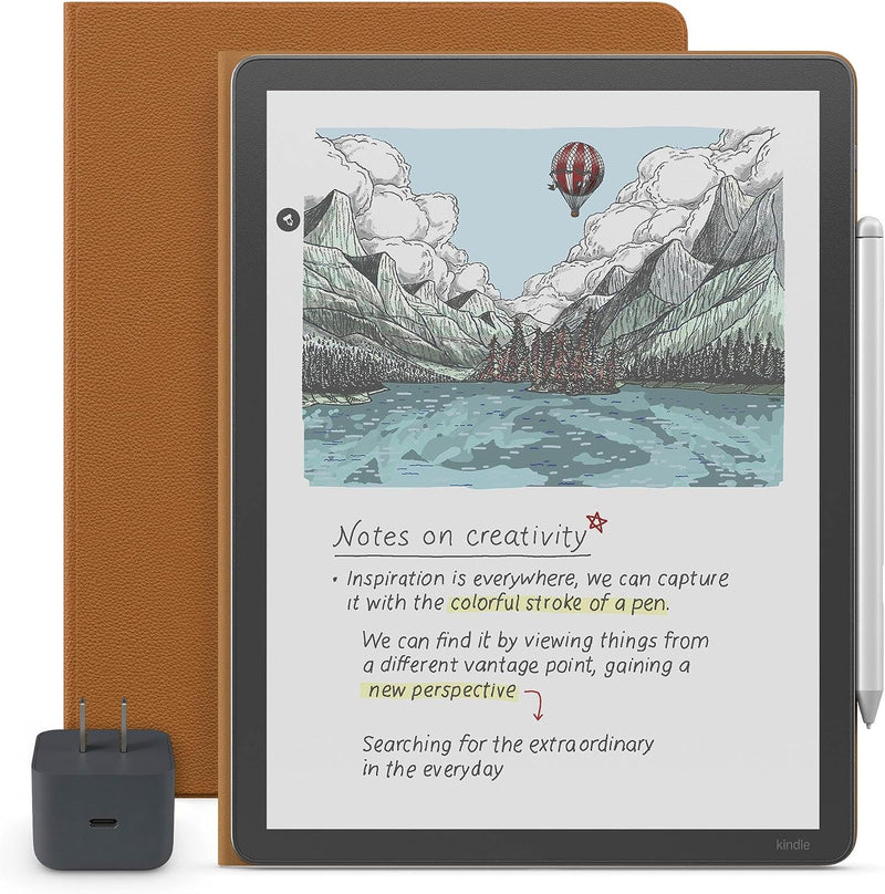Amazon Kindle Scribe Colorsoft Essentials Bundle - Graphite (grafito) (Lápiz Premium + Folio)