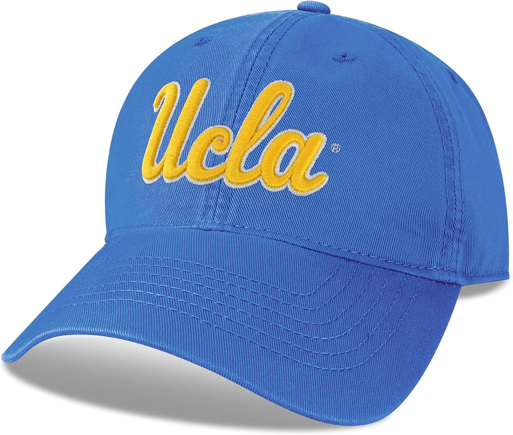 Legacy NCAA Officially Licensed Baseball Hat, UCLA Bruins, Lightweight Cap for Men & Women, Relaxed Twill Adjustable (EZ