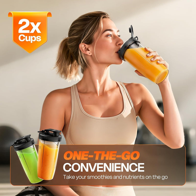 turelar Blender for Smoothies Portable Personal Blender