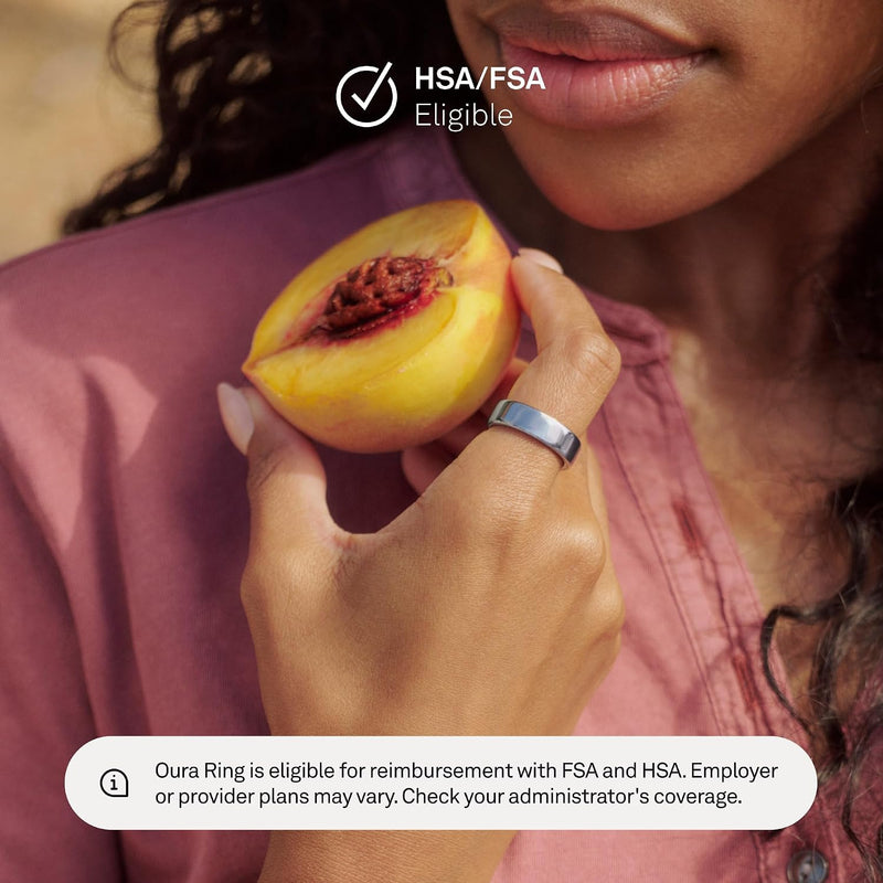 Oura Ring 5 - Anillo Inteligente de Salud y Sueño - Plata