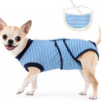 Surgery Recovery Suit for Female Male Dog, Soft Onesie After Spay Neuter,XS