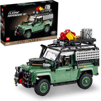 LEGO Icons Land Rover Classic Defender 90 - Building Set for Adults, Ages 18+ - Model Car Kit for Home Office, Desk Decor W/Realistic Details - Gift for Men & Women - 10317