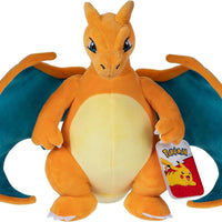 Peluche de Pokémon Charizard - Felpa suave de 12 pulgadas con detalles auténticos