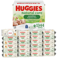 Huggies Natural Care Sensitive Toallitas Húmedas sin Fragancia para Bebé