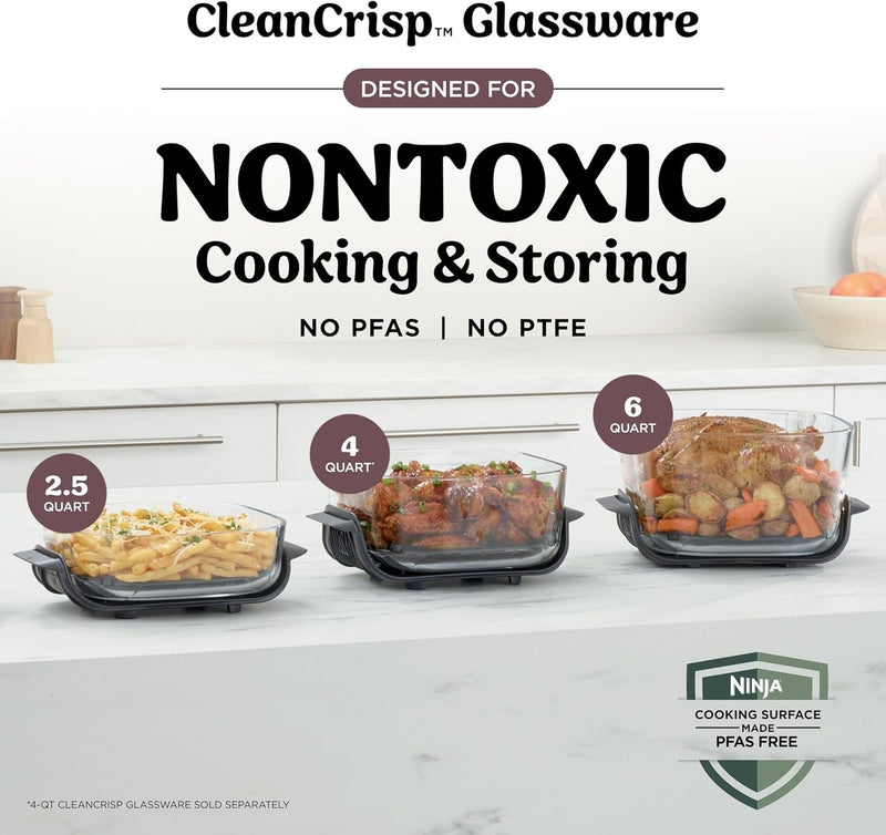 Ninja Crispi Pro 6-in-1 Glass Air Fryer