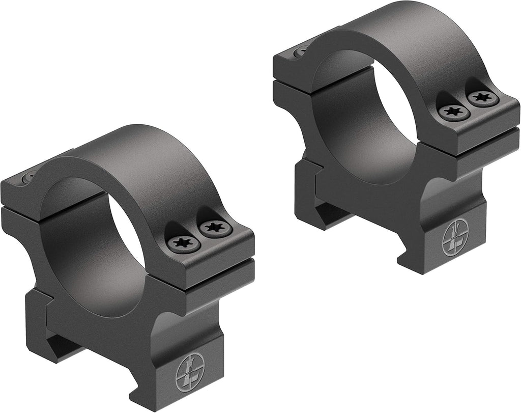 Leupold Open Range Cross-Slot Rings 1", 1" Low with a Matte Finish
