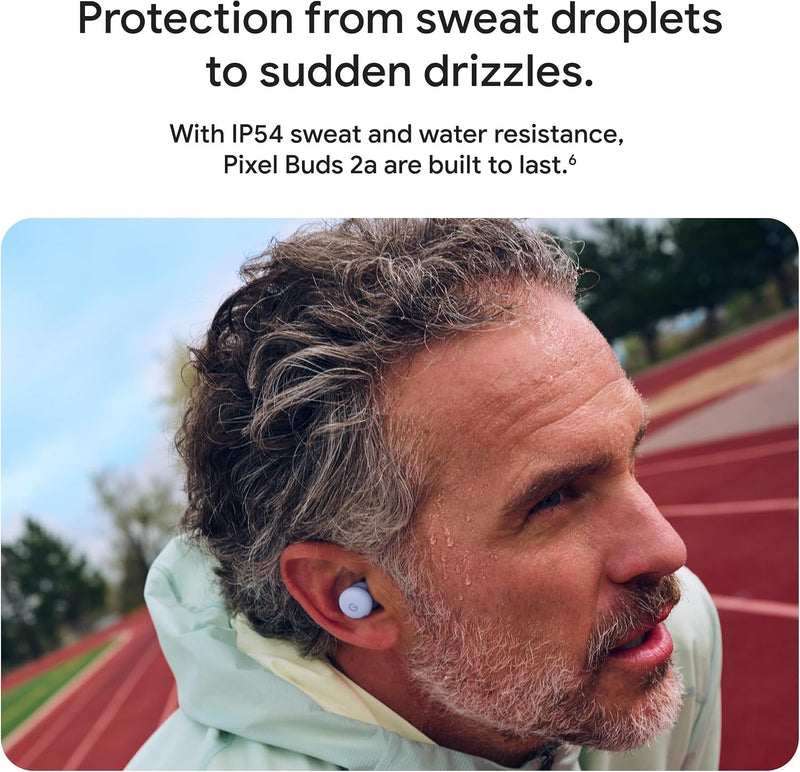 Google Pixel Buds 2a - Wireless Bluetooth Earbuds - Fog