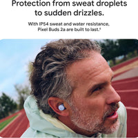 Google Pixel Buds 2a - Wireless Bluetooth Earbuds - Fog