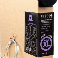 D'Addario XL Nickel EXL115-B25 Electric Guitar Strings, 11-49, 25 Sets