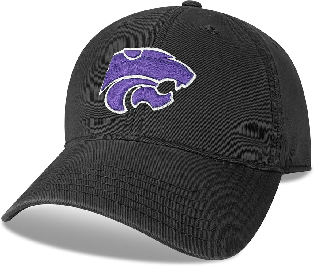 Legacy NCAA Officially Licensed Baseball Hat, Kansas State Wildcats, Lightweight Cap for Men & Women, Relaxed Twill Adju