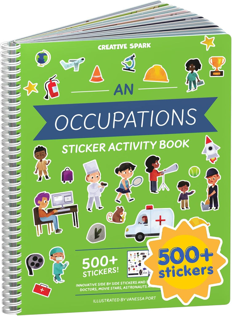 Cupkin When I Grow Up Coloring & Sticker Activity Book | 500+ Stickers