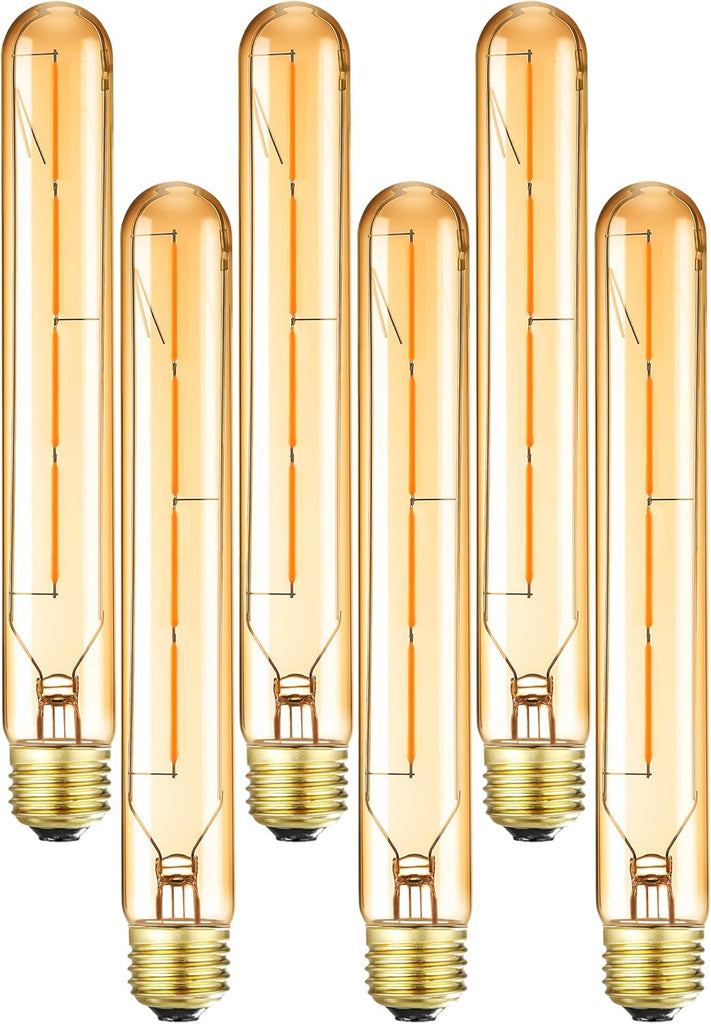8.9 Inch E26 Tubular LED Light Bulbs 40 Watt Dimmable T10 Led Bulbs 2700K