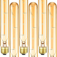 8.9 Inch E26 Tubular LED Light Bulbs 40 Watt Dimmable T10 Led Bulbs 2700K