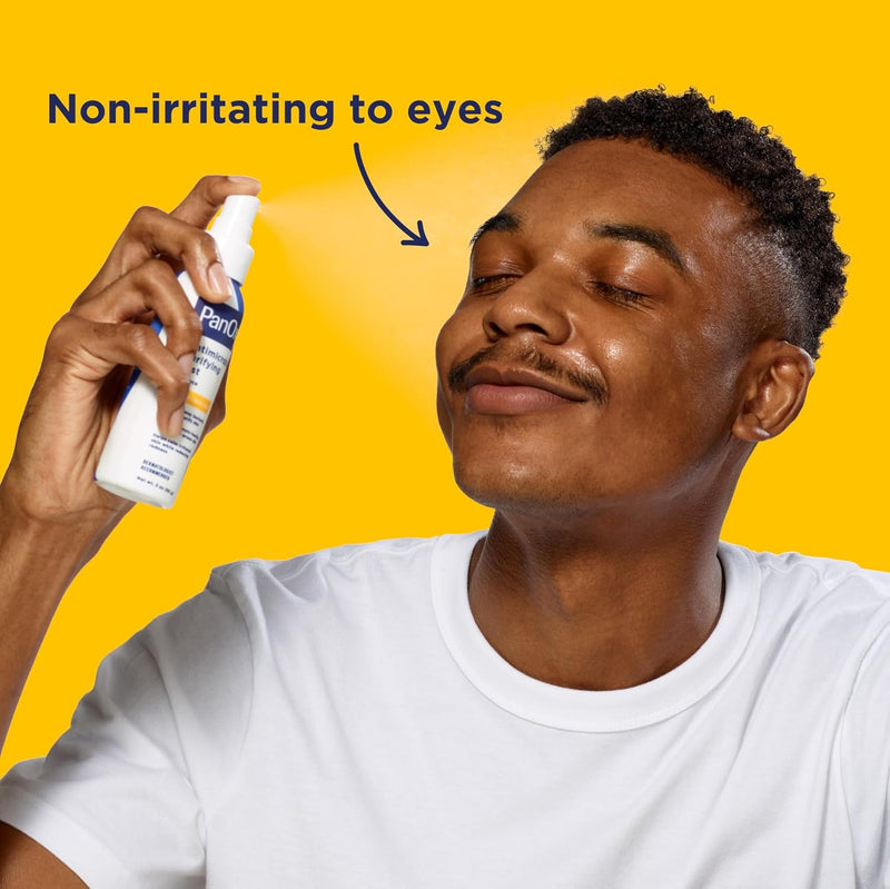 PanOxyl Niebla purificadora antimicrobiana, ácido hipocloroso, spray aclarador para la cara, ayuda a matar bacterias, purificar la piel, calmar el enrojecimiento, pH equilibrado, hipoalergénico, suave