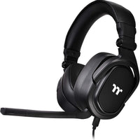 Thermaltake Argent H5 Stereo Headset, 50 mm Drivers, Compatible with PC, Xbox One, PS4, Mac, Black (GHT-THF-ANECBK-30)