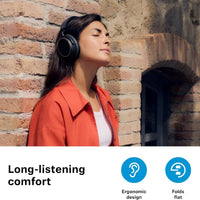 Sennheiser ACCENTUM Wireless Bluetooth Headphones - 50-Hour Battery Life, Audio, Hybrid Noise Cancelling (ANC), All-Day Comfort and Clear Voice Pick-up for Calls, Black/Copper