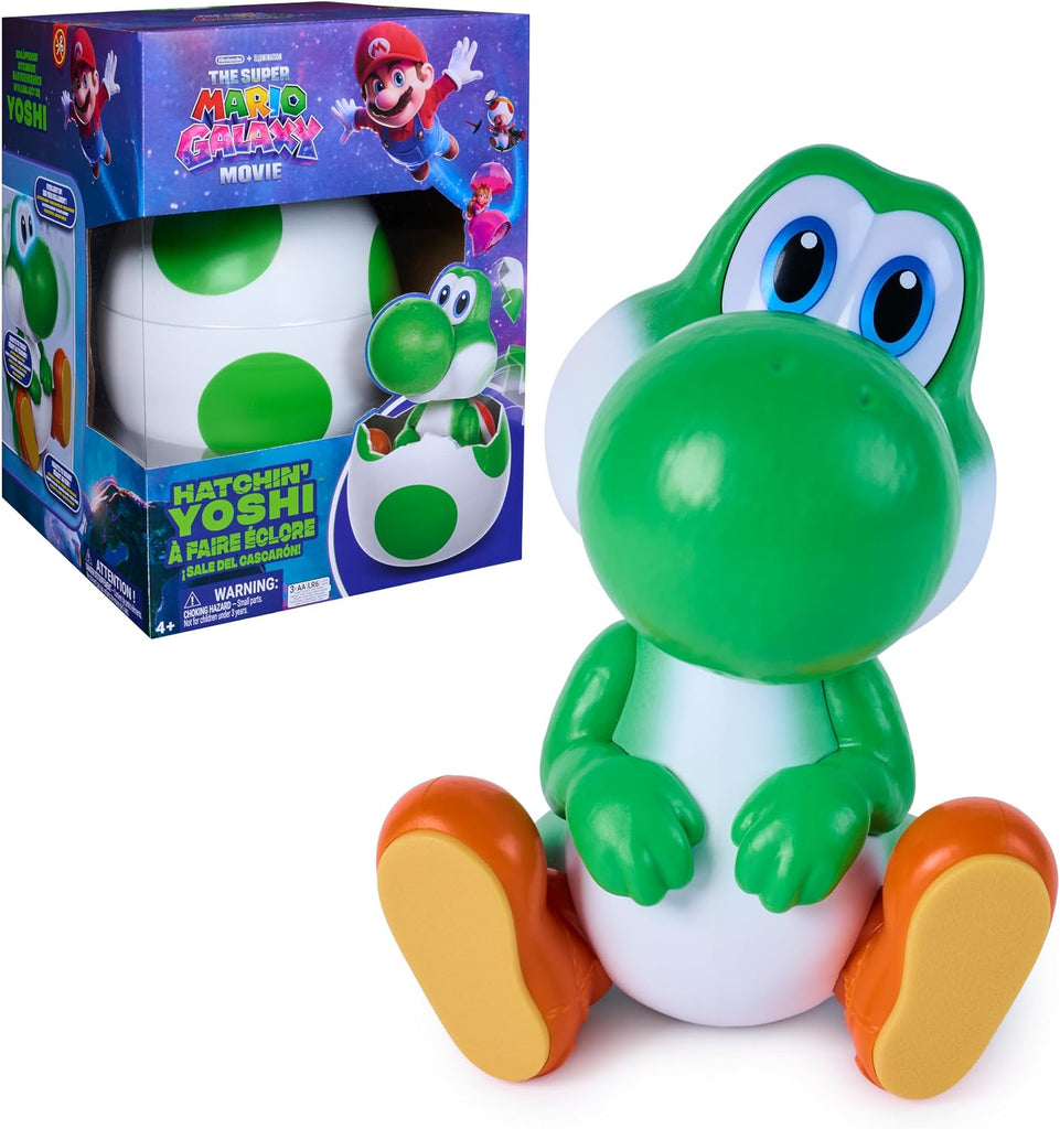 Super Mario Galaxy Movie Hatchin’ Yoshi Interactive Toy